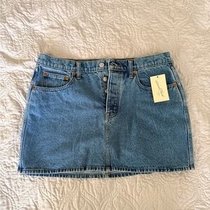 Universal Thread Classic Blue Denim Mini Skirt